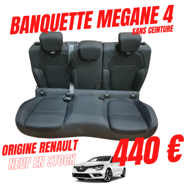 Banquette arriere megane 4