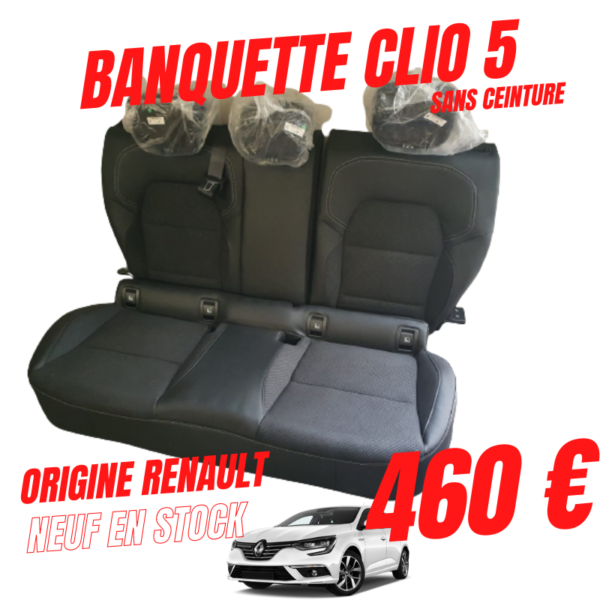 siège arriere clio 5