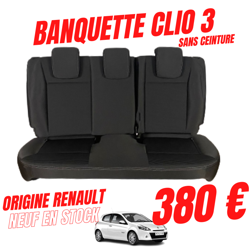 Banquette Clio 3 - deriv vp neuve Renault Clio 3 > - Dstockstore