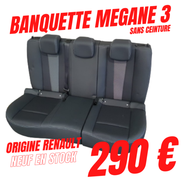 Banquette arriere megane 3